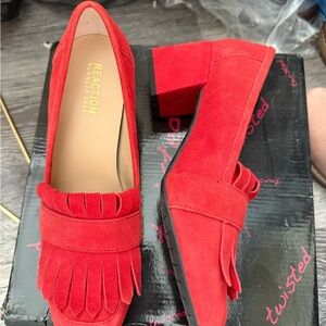 Kenneth Cole Reaction Women's Red Loafers